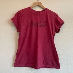Vintage Coca Cola Shirt 100% Cotton Made in Mexico 2003 Sz L (but fits smaller)